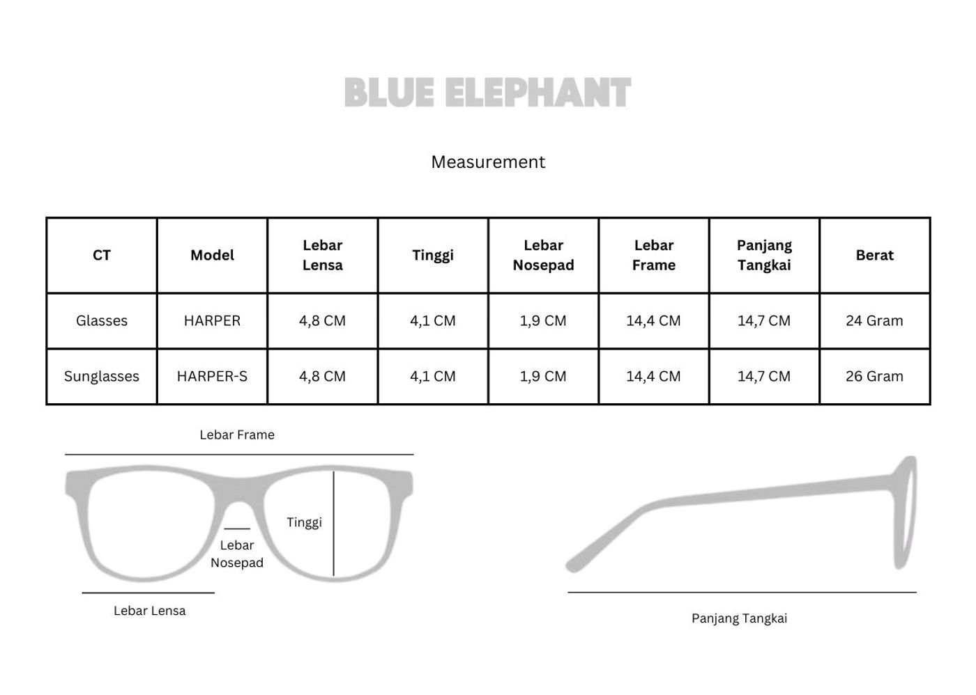 Blue Elephant Glasses Harper Crystal 5