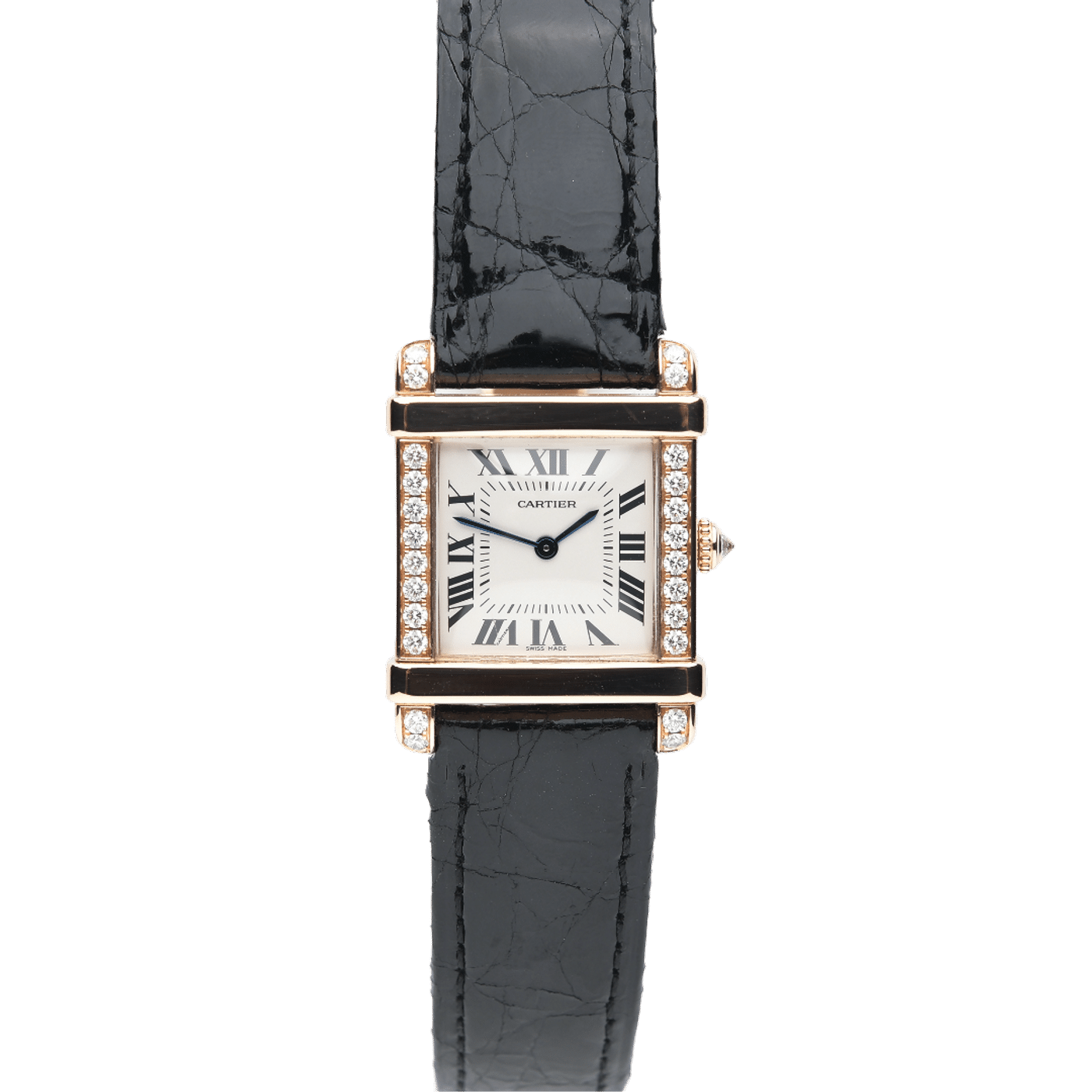 Cartier Tank Chinoise Rose Gold Factory Set Diamond Ref We300131 1