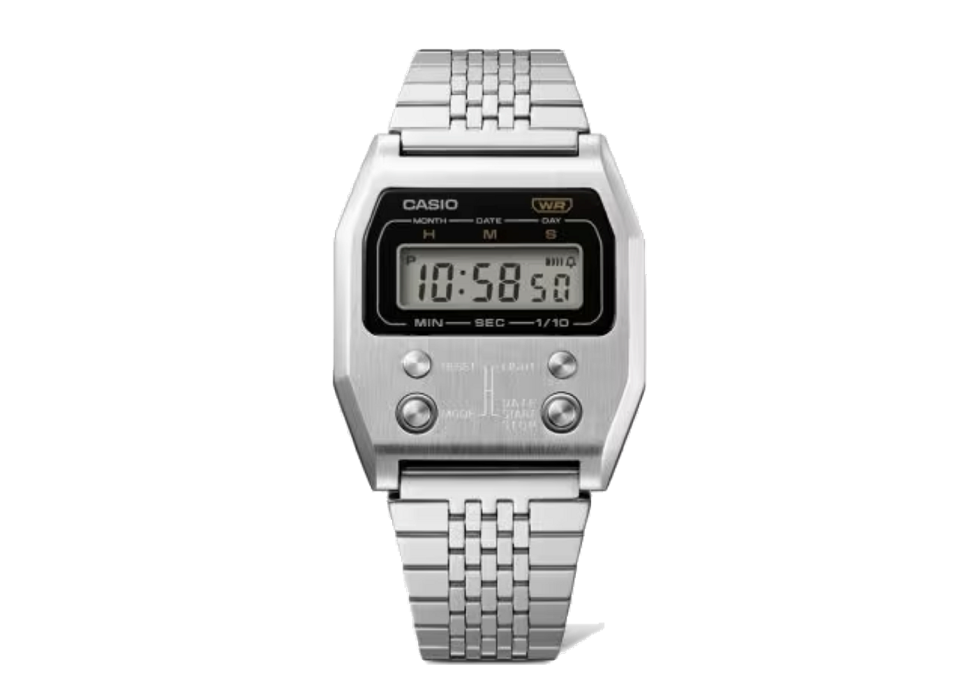 Casio Classic Silver Stainless Steel Strap 1