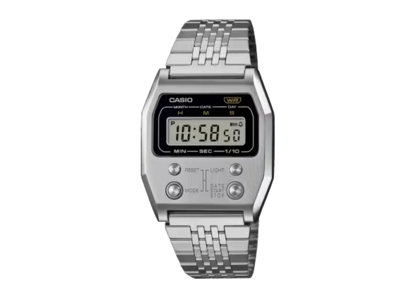 Casio Classic Silver Stainless Steel Strap 2