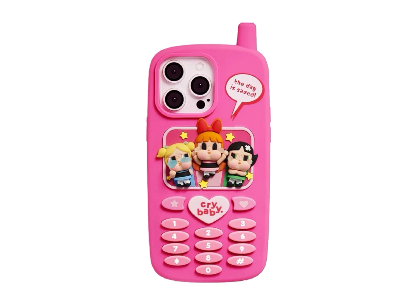 Pop Mart Crybaby x Powerpuff Girls iPhone Case 15 Pro Max 1