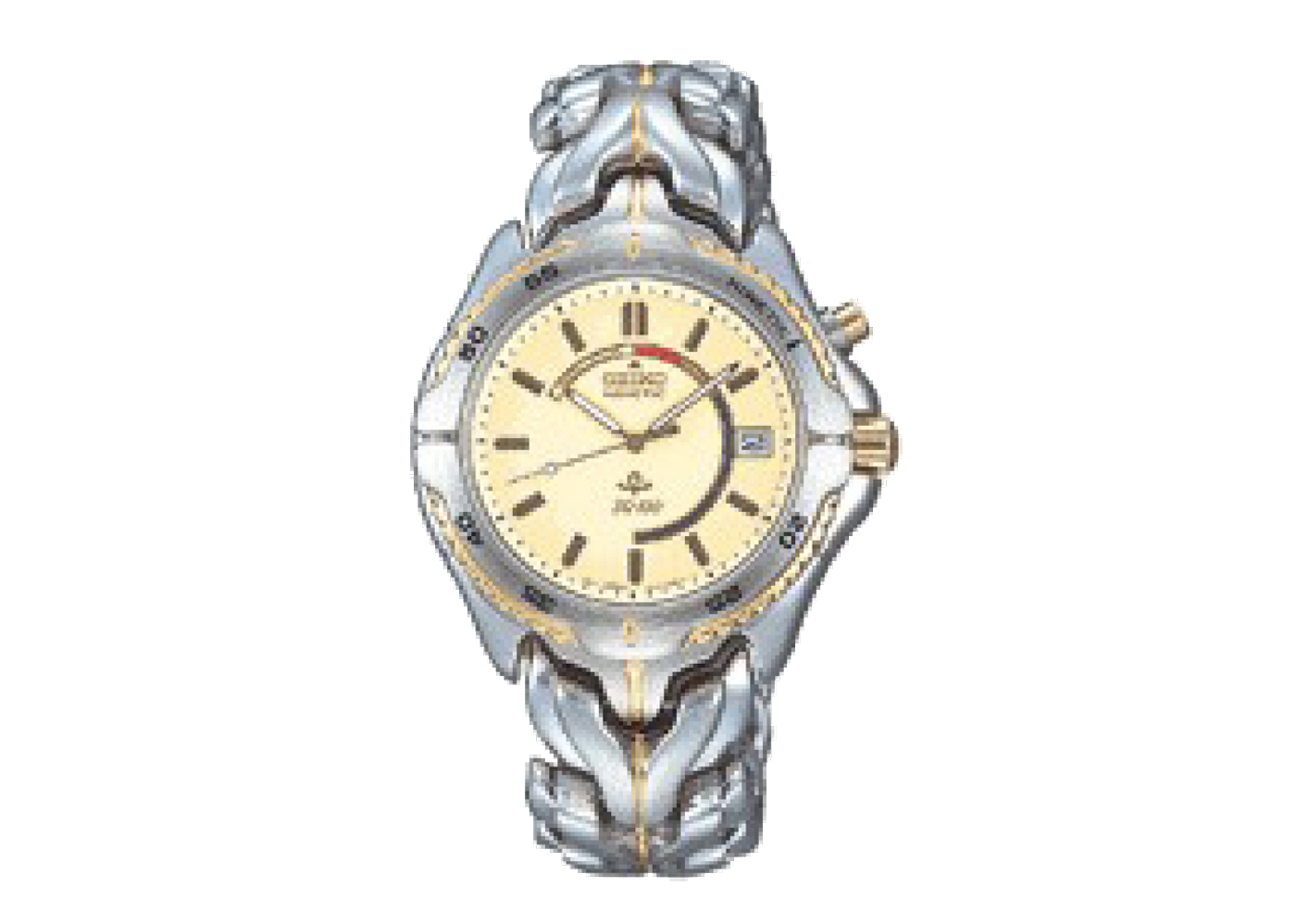 Seiko Kinetic Analog Bicolor