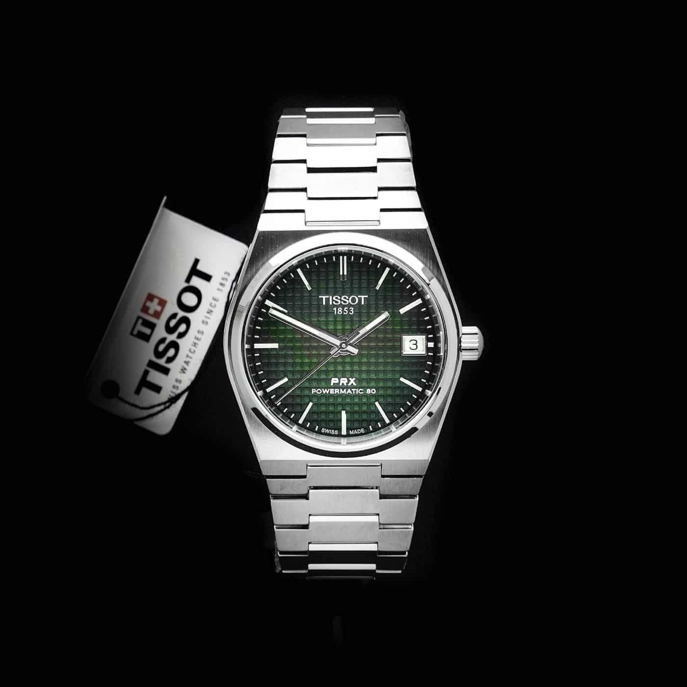 Tissot Prx Powermatic 80 35mm Green Ref T137.207.11.091.00 12