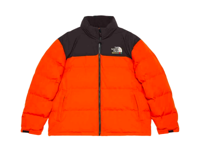 Gucci X The North Face Down Jacket Black/Orange