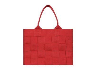 Supreme Woven Large Tote Bag Red