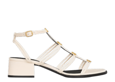 Celine Clemence Multi Triomphe Sandal Milk
