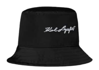Karl Lagerfeld Signature Bucket Hat