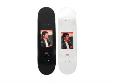 Supreme Michael Jackson Skateboard Black/White Set