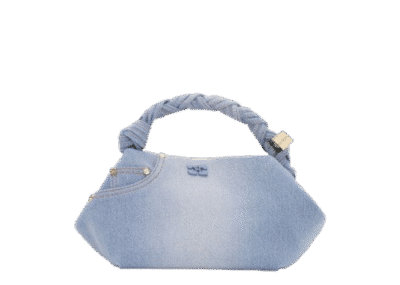 Ganni Small Bou Bag Light Blue Denim